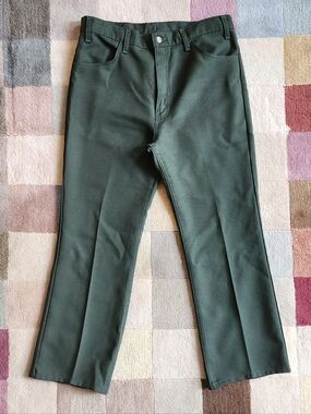 Vintage Forest Green Levi Strauss Pants